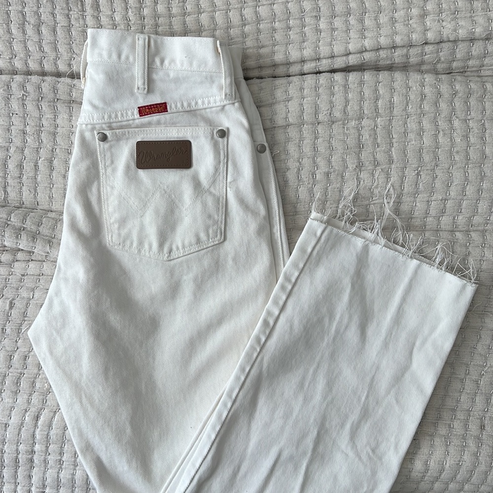 White Vintage Wrangler jeans